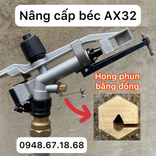 Béc AX32 - Béc súng tưới bán kính lớn 28 mét